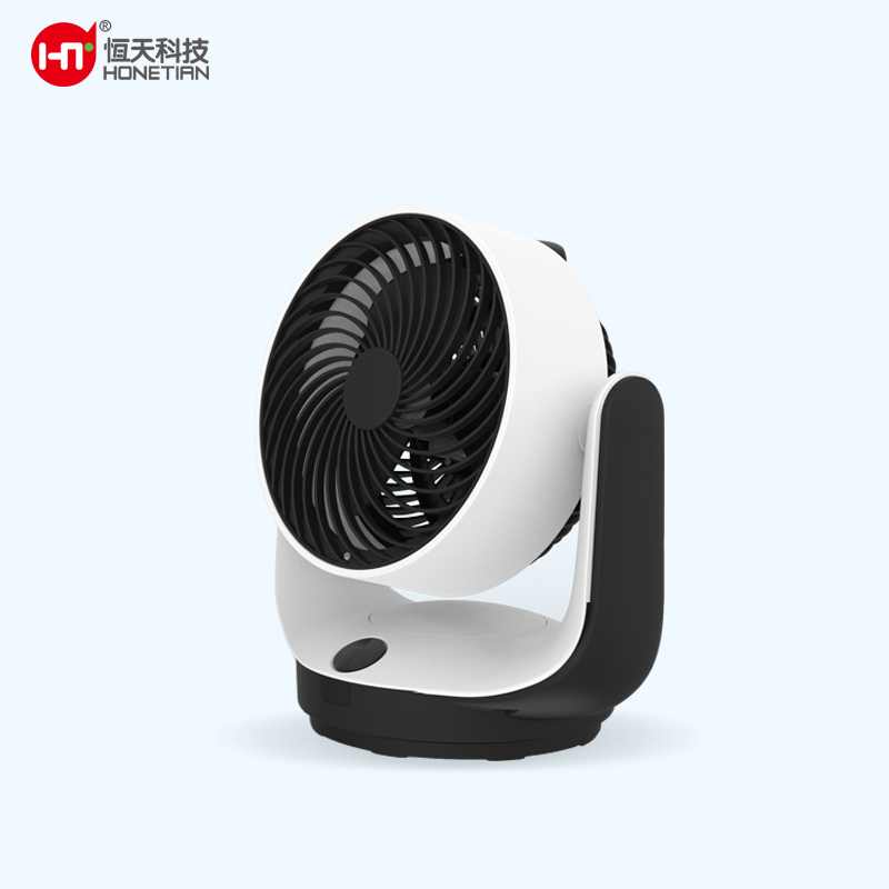 HONETIAN LED display 8 speeds 4 modes 9 timer remote control 8 inches DC circulator table custom colors indoor plastics fan