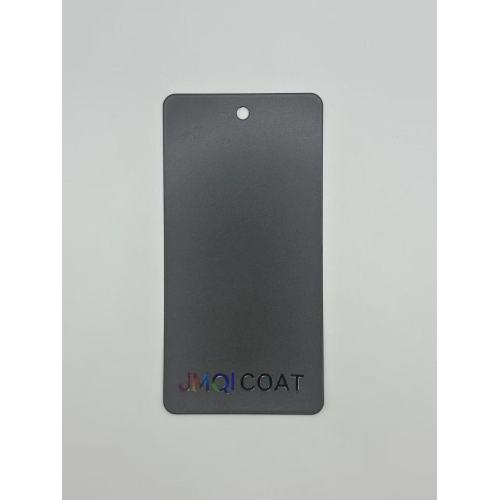 Порошковое покрытие матово-серого цвета с серебристым металликом