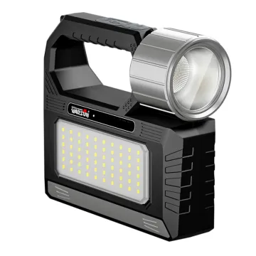 WarSun DS70: High-Power Solar-Powered Handheld Dual Light Source Torches for Outdoor Activities