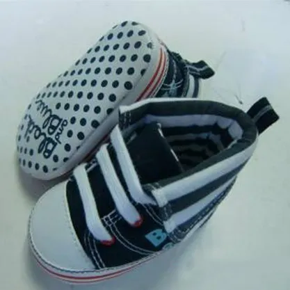Baby Canvas Shoes with Shoelaces