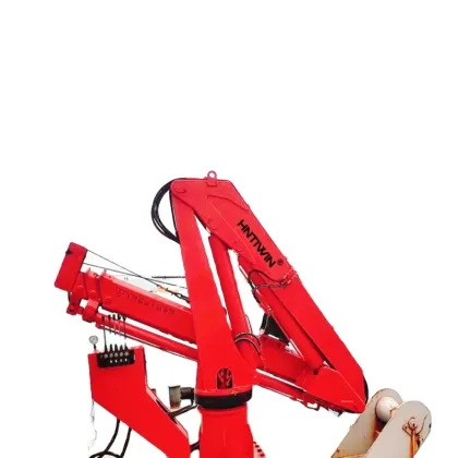 Discounted Marine Electric Hydraulic Knuckle Boom Deck Crane Barge for Sale