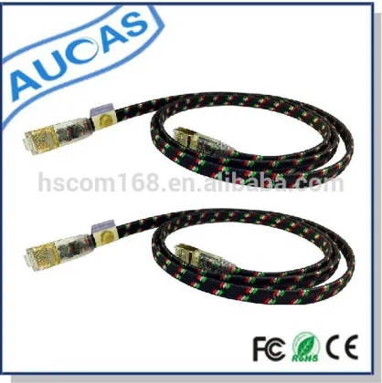 Factory hot price ftp patch cable equalvalent to amp cat7 patch cord network cable