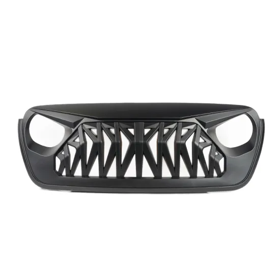 ABS Front Grille Car Grills Accessories for Jeep Wrangler JL 2018-2022