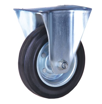 5 '' industrielle starre Caster mit Gummirad