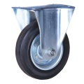 5'' industrial rigid caster with rubber wheel