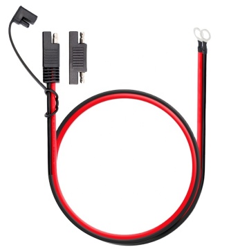 14 AWG SAE Battery Charging Cable with Quick Disconnect Fuse Blade Connector