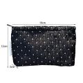 Polka Dot Cosmetic Pouch Bag