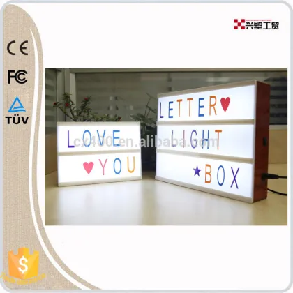 a little lovely led light box
