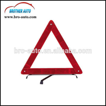 Good price plastic ABS red color reflective Car Warning Triangle with metal led