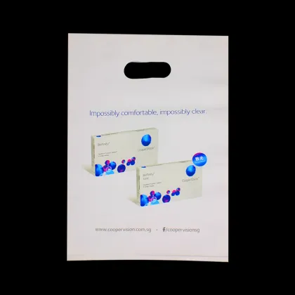 Bright Blue Promotional Middle Clothing Bag