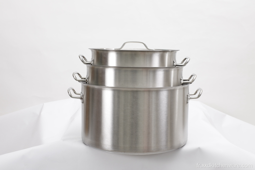 Stockpot en acier inoxydable personnalisable