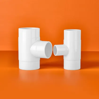 Corrosion-Resistant PVDF Reducing Tee Fitting for Chemical Industrial Pipes