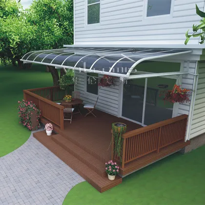 2015 decorative aluminum rain-proof shed for sales
