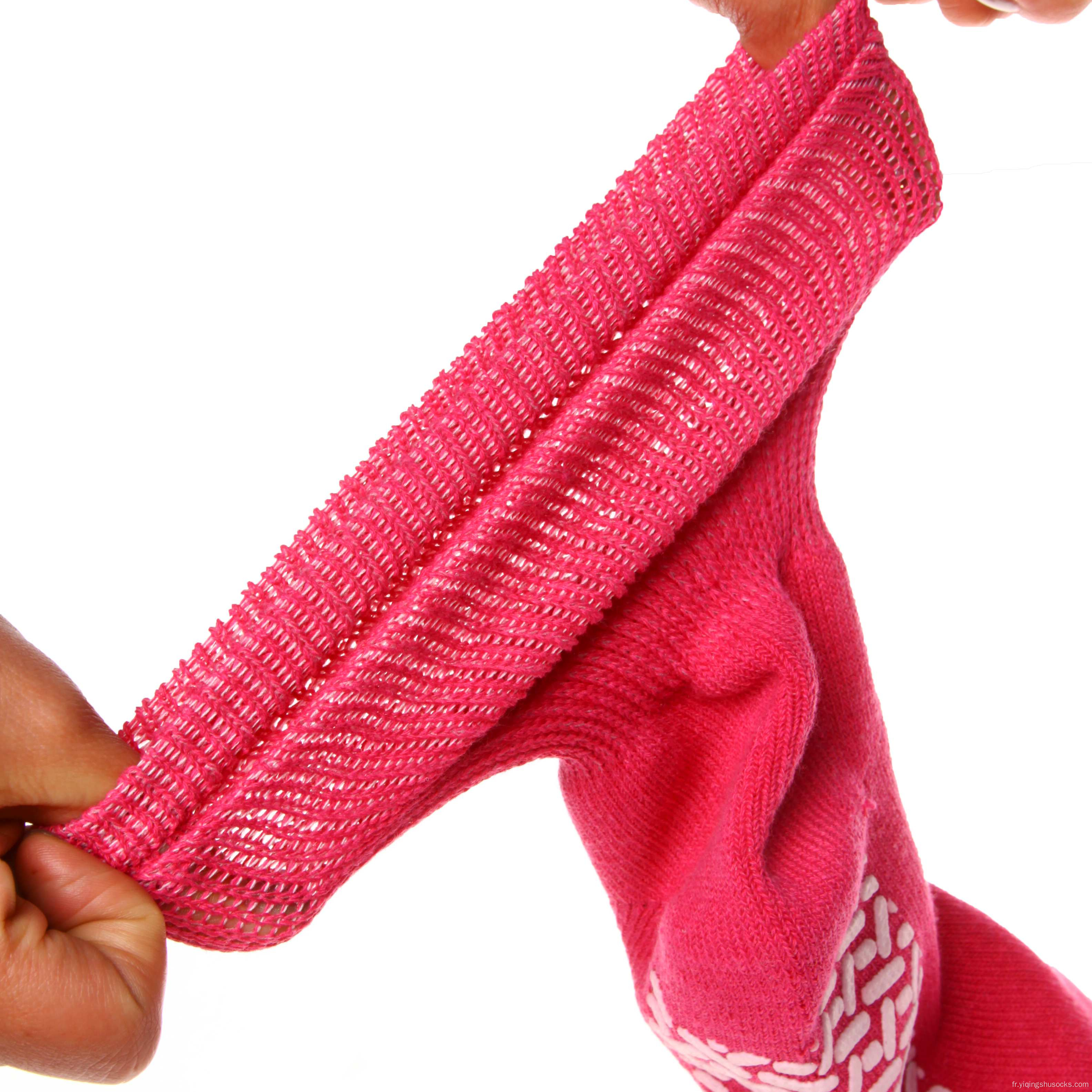 Chaussettes antidérapantes pour chaussettes personnalisées s'adapter aux chaussettes diabétiques