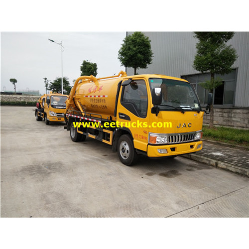 JAC 4500L Fecal Suction Tank Trucks