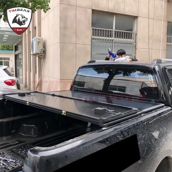 Black Rugged Pickup Truck Bed Cover for Ford Ranger T6 T7 T8 Wholesales