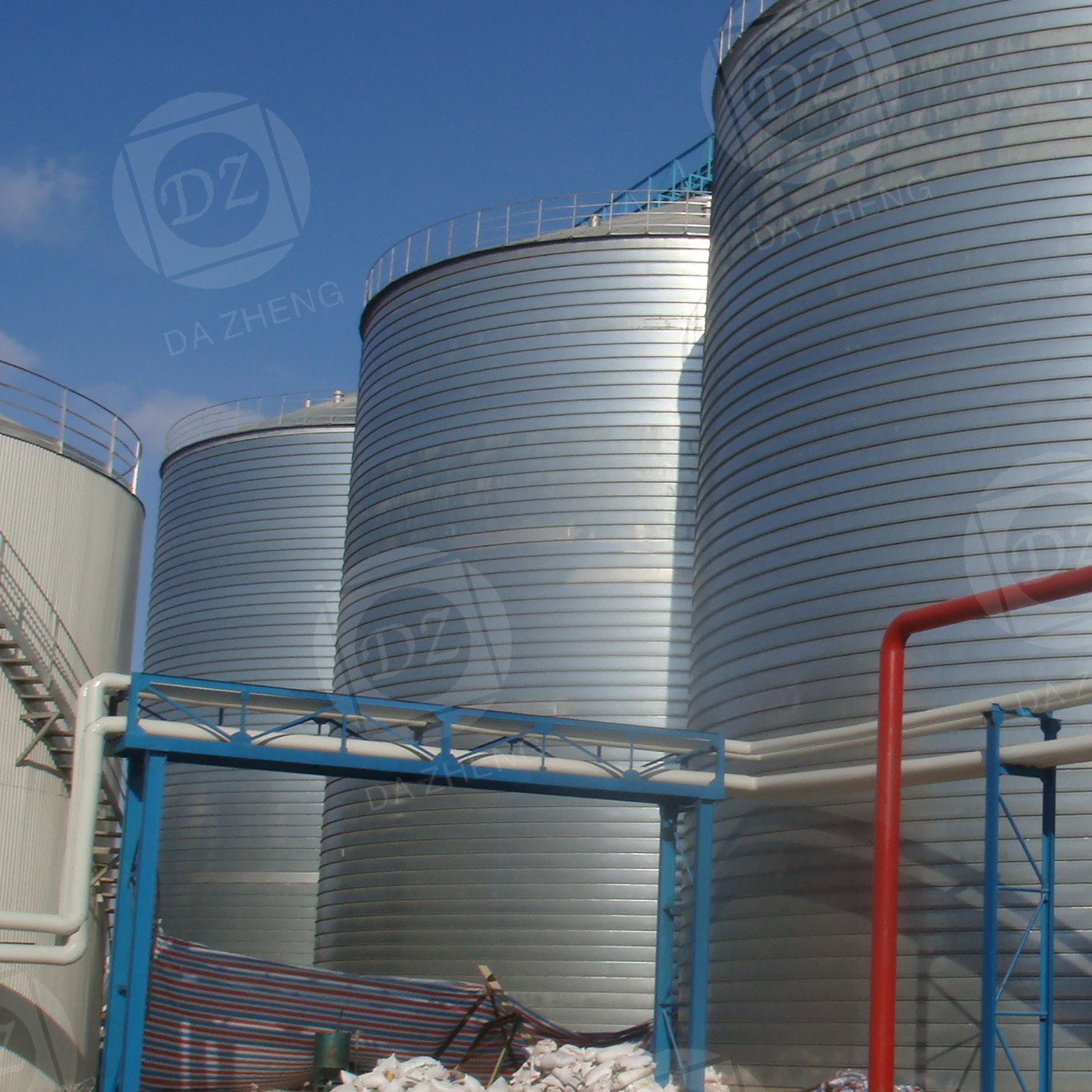 Sulfur raw material steel plate warehouse