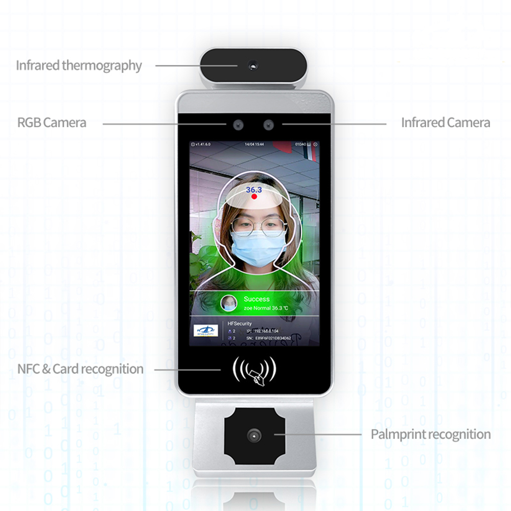 Face Recognition Temperature Detection System