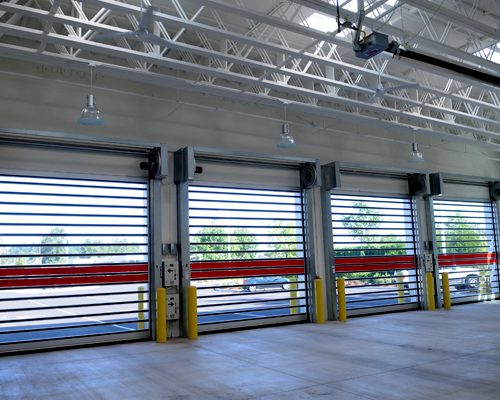 Logistics Park Door Solution High Speed Spiral Doors