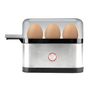 Hot Sale 350W Stainless Steel Egg Cooker - 3 Eggs Capacity for Home Use