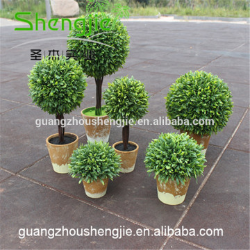 SJLJ013340 artificial plant / fake boxwood topiary tree for garden home decoration
