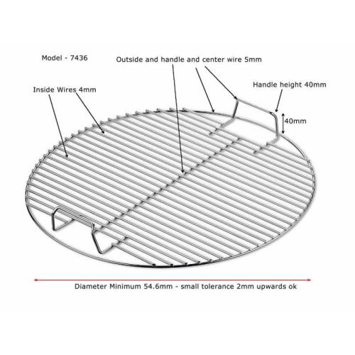 Stainless SteelrRoast Fish BBQ Grill Wire Mesh