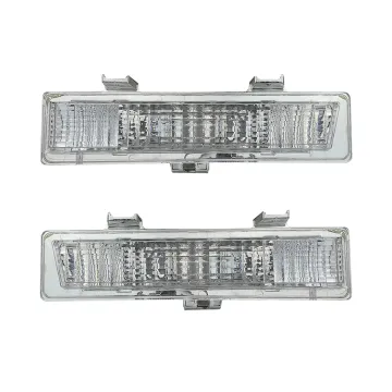 WUKMA 1981-1988 Monte Carlo SS Front Parking Lamp Lens Turn Signal Lights