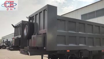 Treler Tipper 60 Tan Dump Semi Treler