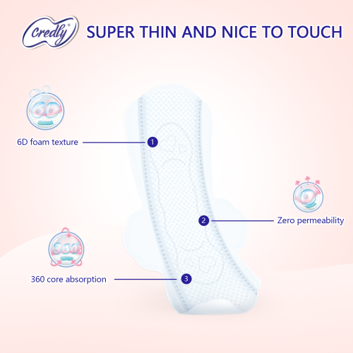 Venta al por mayor 155 mm 2x toallas sanitarias absorbentes