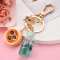 Bottle Liquid Keychain Accessories