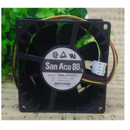 San Ace 80 8CM High-Chassis Heat Dissipation Fan 12V 1.8A