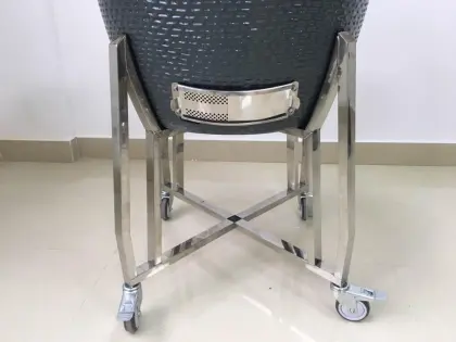 Kamado Joe BBQ Smoker: Stainless Steel Accessories for Outdoor Garden Use