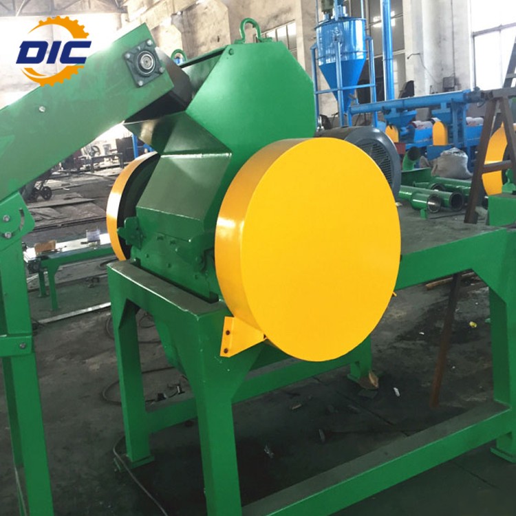 waste plastic rubber crusher machine