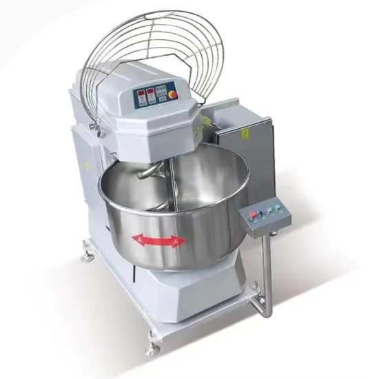 Electric 400kg Bread Knead Dough Mixer Horizontal Cheap Industry Flour Mix Machine