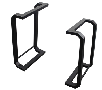 Pierna de mesa de metal 2 pieza un conjunto