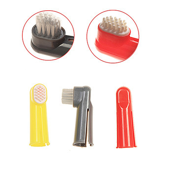 Pets rubber TPR finger brush
