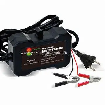 Automatic Battery Charger, Fully Protected Against Overcharge, Short Circuit and Reverse Polarity