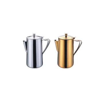 T147 2000ml Stainless Steel/Gilded Pitcher With Hinged Lip