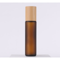 Glass Roll on Bottle with Bamboo Lid