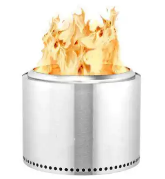 Custom Outdoor Fire Pits: Round Magnesium Oxide (MGO) Wood-Burning Garden Stone Options
