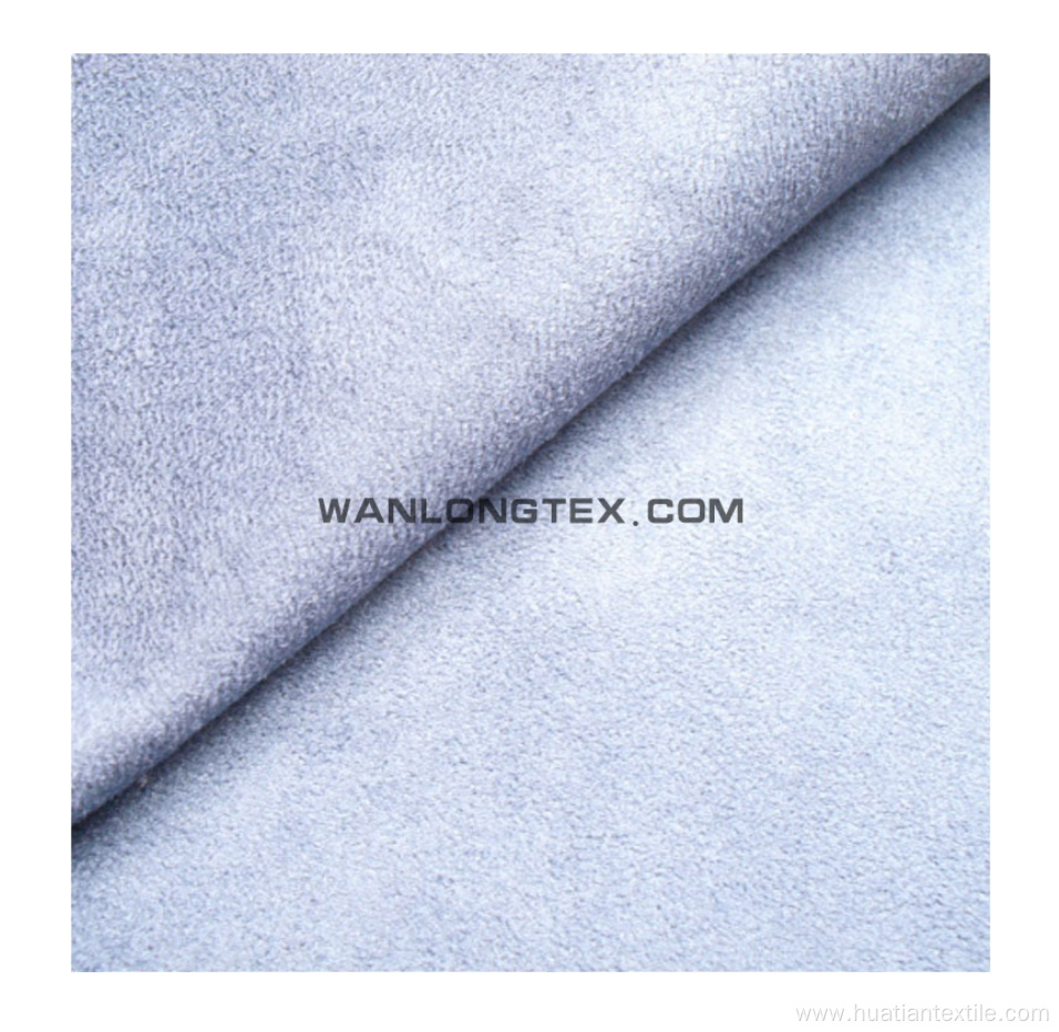 100% polyester faux suede fabric for sofa