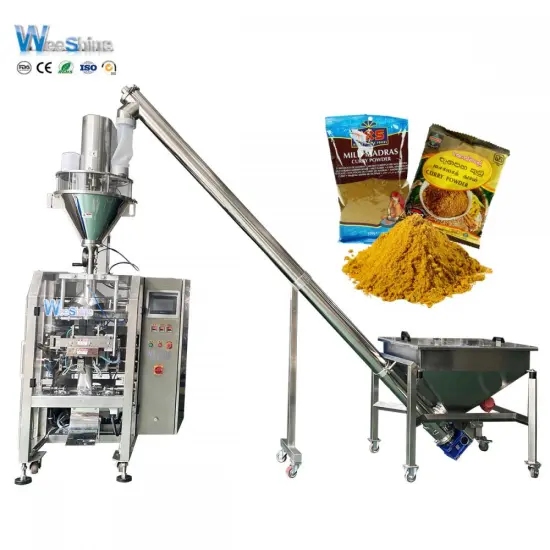 Screw Auger Filler Curry Powder Packing Machine
