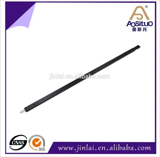 Black aluminum door flush bolt slide latch