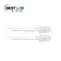 Hvid diffuseret 5 mm LED cool hvid 7000-10000k