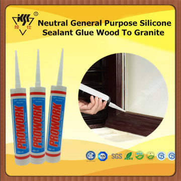 Neutral General Purpose Silicone Sealant Glue Wood To Granite