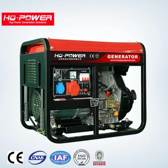 china made small size portable 5000w diesel generator