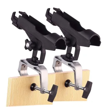 YANYU High-Quality Adjustable Black Boat Pole Holder for Sea Fishing