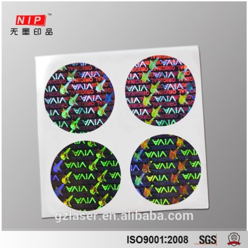 Serial number hologram warranty void stickers with SGS certificate