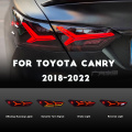 Lâmpadas traseiras de carro HCMotionz para Toyota Camry 2018-2021