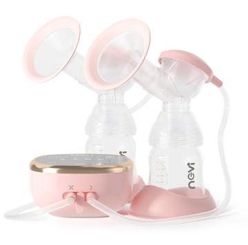 Super Digital Silicone Breast Pump with PP Bottles
